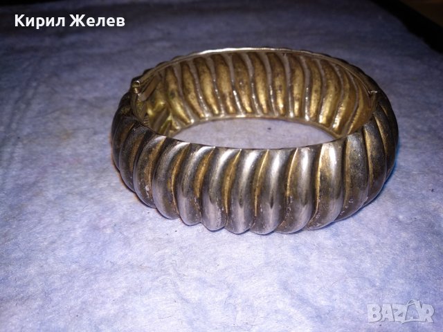 ПОСРЕБРЕНА МАСИВНА СТИЛНО ОРНАМЕНТИРАНА ВИНТИДЖ ГРИВНА от БЛАГОРОДНА СТОМАНА 70681, снимка 3 - Гривни - 41145833