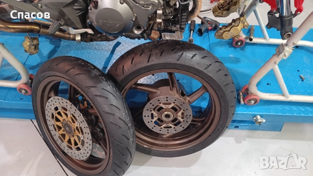 Монтаж и баланс на мотоциклетни гуми Сфия, снимка 4 - Гуми и джанти - 52241051