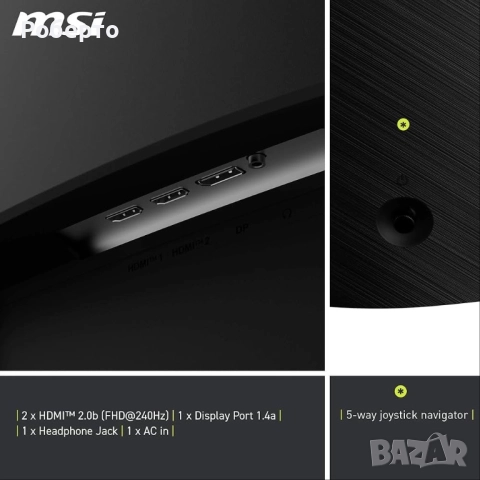 Монитор MSI 32C6X, снимка 5 - Монитори - 52907924