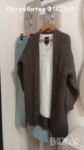 Дълга жилетка без закопчаване. XL/XXL, снимка 4 - Жилетки - 56171331