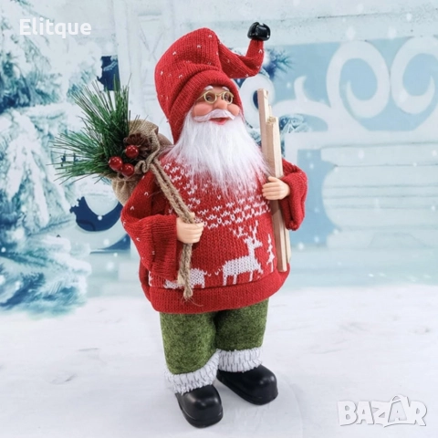 Празнична фигура Дядо Коледа – Идеална украса за дома и подарък, снимка 2 - Други - 52570649