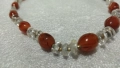 Стар накит гердан от естествен камък карнеол  , снимка 2