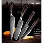 3258 Професионални готварски ножове от многослойна японска стомана , снимка 3