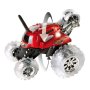 Кола с дистанционно управление и светлина Monster Spinner RC, Червена, снимка 2