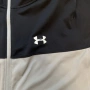 Мъжко горнище Under Armour UA Poly Track Top XL черно и сиво X-large Under Armour, снимка 4