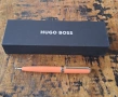 химикалка HUGO BOSS Gear Icon светлооранжев лак лого на пръстена, снимка 1