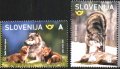 Чисти марки Фауна Вълци 2022 от Словения