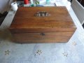 Старинно дървено ковчеже сандъче от орех, снимка 10