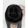 Черна перука с бретон Лера, снимка 6