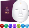 Безжична LED маска за лице, Светлинна терапия 7 цвята, PDT терапия
