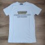 Тениска Guizeppe Zanotti в бяло с най-дългата дума на света, снимка 1 - Тениски - 31334373
