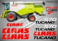 CLAAS Trion 650 стикери надписи, снимка 6