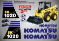 KOMATSU SK05j стикери надписи SK 05j, снимка 5