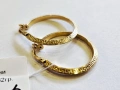 Златни обеци 1.32гр 03768-25, снимка 2