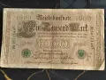 Райх банкнота - Германия - 1000 марки (зелен печат) | 1910г., снимка 1