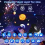 Galaxy проектор за спалня, професионална версия, HD 12 в 1 филмови диска, звезден проектор, снимка 3