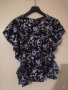 Нова блуза - 60% H&M S M размер на цветя с връзки и волани, снимка 4