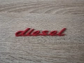 червена емблема Porsche Diesel, снимка 1