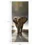 Стикер за врата Африкански слон 204 см, снимка 1 - Декорация за дома - 42247275