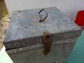 Стар метален сандък/кутия , снимка 2