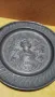 калаена чиния с герб, снимка 2