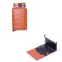 Портфейл за кредитни карти крокодилска кожа  кафяв с RFID защита, снимка 3