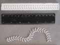 лаврови листенца листа овес кант борд декор силиконов молд форма, снимка 1 - Форми - 41799207