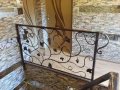 Изработка и монтаж на парапети за тераси и стълбища от ковано желязо , снимка 9