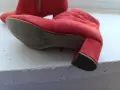 Червени кожени боти, снимка 3