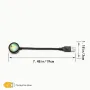 USB LED Проектор Залез Слънце с Дъга,360-градусова въртяща се, снимка 7