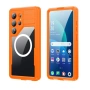 REDPEPPER IP68 водоустойчив магнитен калъф за Samsung Galaxy S26 Ultra – черен, син и оранжев, снимка 3