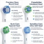 Комплект от 12 резервни глави за четки за зъби Oral-B и Braun – 4 вида, снимка 5