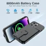 Нов 8000mAh Батерия кейс калъф със стойка за iPhone 14 Plus/13 Pro Max, снимка 4