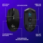 Logitech G305 LIGHTSPEED безжична геймърска мишка - HERO 12K, 6 бутона, снимка 8