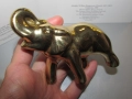 Бронзов Слон и бронзово куче, снимка 3