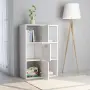 vidaXL Шкаф за съхранение, бял, 60x29,5x90 см, инженерно дърво, снимка 3