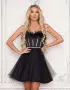 Рокля с пера и кристали Cocoon Boutique, снимка 1