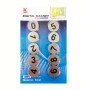 6398 Магнитни цифри 0–9 комплект метални магнитни числа за бяла дъска и хладилник, снимка 2