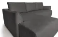 Ъглов диван мини Далас тъмно сив Wolf1409 -10% ДО КРАЯ НА МЕСЕЦА!, снимка 1