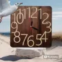 Дървени дизайнерски часовници за стена, снимка 4