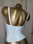 80 С Бял дантелен корсет, снимка 6