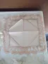 Лот от 4 бр. дамски кърпички с дантели на 1 кука, снимка 3