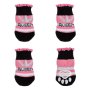  Противохлъзгащи чорапи за кучета Pink Black Queen - 4 бр., снимка 1 - Други животни - 44201568