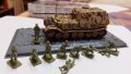 1:72 метален танк в дисплей с 10 войника, снимка 11