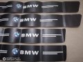 Качествени черен карбон стикер лепенка с цветно лого и надпис BMW БМВ кола автомобил джип ван пикап , снимка 3