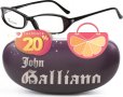 ПРОМО 🍊 JOHN GALLIANO 🍊 Оригинални елегантни дамски рамки за очила THE BLACK CAT нови с кутия