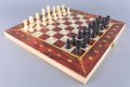Дъска за шах, дъска за табла, голяма 34х34см, дървена шахматна дъска за табла и дама, Шахмат, Игра