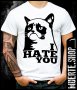 Тениска с щампа GRUMPY CAT, снимка 1 - Тениски - 41802277