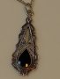 Сребърно колие с висулка , снимка 4