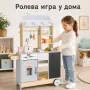 Детски дървен магазин и фуудтрак с ледогенератор и аксесоари, снимка 6